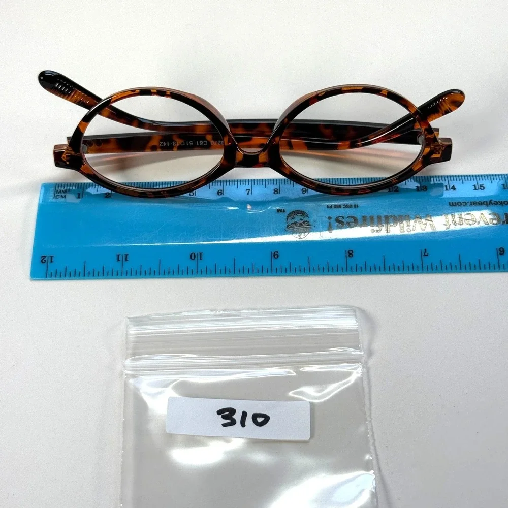 Unbranded‎ TR30270 C61 Eyeglasses Frame Only 51-18-142 Brown Tortoise Shell Oval